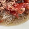 ☆lalapin☆'s cooksnap of when they made さっぱりトマトツナそうめん！.
