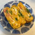 yu🐓's cooksnap of when they made お弁当にも★カニかまとニラの玉子焼き.