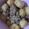 きょうこちゃん。's cooksnap of when they made 里芋とひき肉のあま～いあんかけ❤.