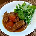 mako's cooksnap of when they made 豚肉の赤ワイン煮.