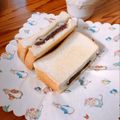 うす味さん's cooksnap of when they made 大福入り♡ホットサンド.