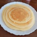ぱんこびびタイソン's cooksnap of when they made 米粉100%ふわふわパンケーキ.