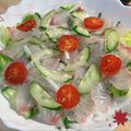こはてん大好き♡'s cooksnap of when they made 鯛のカルパッチョ.