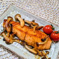 アイリッシュショコラ's cooksnap of when they made ミニトマ♡リボン〜♪.