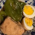 ｐｅｋｏmama's cooksnap of when they made 丸ごとピーマンと油揚げの煮付け.