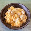 ビートルズ食堂's cooksnap of when they made 木綿豆腐を使った…ふんわり卵サラダ.