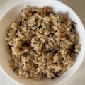 Tomotabi's cooksnap of when they made 梅ひじきの炊き込みご飯。.