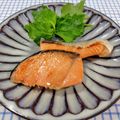 在宅勤務のおじさん's cooksnap of when they made 塩鮭のみりん漬け。.