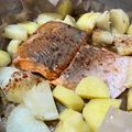 Qaya's cooksnap of when they made 鮭とじゃがいもの塩バター.