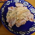 えみりんたん's cooksnap of when they made 豚ロースのソテー＊青しそクリームソース♡.