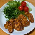 kaiselim's cooksnap of when they made むね肉で♪簡単フライパンタンドリーチキン.