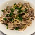kumi☆'s cooksnap of when they made 豚・蓮根･蒟蒻炒め.