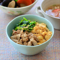 runa10's cooksnap of when they made あなたはどの味？簡単♪豚とほうれん草の丼.
