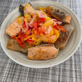 しゅい6's cooksnap of when they made 作り置きおかず　揚げずに作る鮭の南蛮漬け.