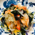 Mimiromi's cooksnap of when they made ✨わかめときゅうりの酢の物.