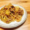 海理ママ's cooksnap of when they made 子供とソース味の焼うどんランチ.