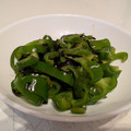 LunaJuno's cooksnap of when they made 塩こん部長とピーマンの炒め物.