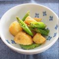 バカリャウ's cooksnap of when they made じゃがいもとスナップえんどうの甘煮.