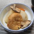 rie0x0's cooksnap of when they made 蕪とがんもの煮物.