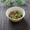 まろんかふぇ's cooksnap of when they made 青じそ納豆ごはん.