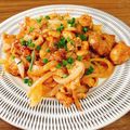あっちゃんキッチン♪'s cooksnap of when they made たっぷり玉ねぎと豚こまのトンテキ風炒め.