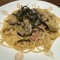 クックA9DGK5☆'s cooksnap of when they made ナスとベーコンの和風醤油パスタ.