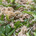 Perlまま's cooksnap of when they made 【楽めし】ひき肉と白滝とピーマンの炒め.