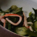 れそそ's cooksnap of when they made きゅうりとワカメのわさび醤油和え.