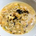 Mimiromi's cooksnap of when they made 炊き込みご飯の残りで簡単雑炊.