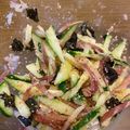ひじきの皿's cooksnap of when they made みょうがときゅうりのナムル.