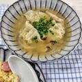 在宅勤務のおじさん's cooksnap of when they made 余り餃子や冷凍餃子をアレンジ!野菜スープ.
