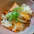 ばたみそーぱん☆'s cooksnap of when they made 絶品☆鮭はらすの炊き込みご飯・釜めし風♪.