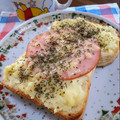 ponnko's cooksnap of when they made ほくほくジャガハムとーすと☆.