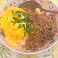 chiru's cooksnap of when they made 簡単おいしい◎鶏そぼろ◎三食丼にも.