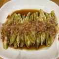 ママメイン！時々子供's cooksnap of when they made レンジで簡単！焼かなくても焼きナス〜.