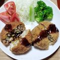 ムーミン☆ママ's cooksnap of when they made 簡単！キャベツと玉葱たっぷりのメンチカツ.