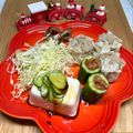 まこさんど's cooksnap of when they made 3分で副菜＊塩もみ胡瓜の冷奴.
