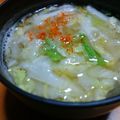 ちくわ君's cooksnap of when they made 甘くて美味しい★簡単白菜のお味噌汁.