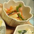 natsukori's cooksnap of when they made かぶと人参と小エビの酢味噌和え.