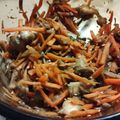 yumihuar's cooksnap of when they made 常備菜にも♪まいたけと人参のきんぴら.