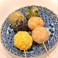 悠LOVE航's cooksnap of when they made 行楽弁当にも♪三色団子風おにぎり.