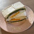 たべものにっき　tabemono's cooksnap of when they made 卵とハムのサンド♡.