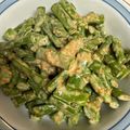 ポムポムポヨコ's cooksnap of when they made レンジで３分！いんげんサラダ～胡麻マヨ味.
