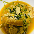 けちのしん's cooksnap of when they made 簡単。豆苗と油揚げの卵とじ.