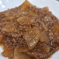 Ebi1783☆'s cooksnap of when they made 大根の肉そぼろ煮.
