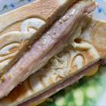 ★なみ☆'s cooksnap of when they made ホットサンドメーカーでハムチーズサンド.