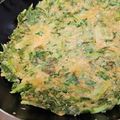 ぽてりみ's cooksnap of when they made 簡単♩大根菜のチヂミ.