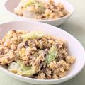 ともみん❤'s cooksnap of when they made 簡単♪ひき肉レタスチャーハン.