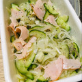 かなぽん☆☆'s cooksnap of when they made きゅうりと玉ねぎとハムのマリネ風サラダ.