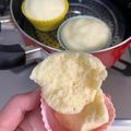 ユリchan＊'s cooksnap of when they made ふわふわ♪米粉の卵蒸しパン.